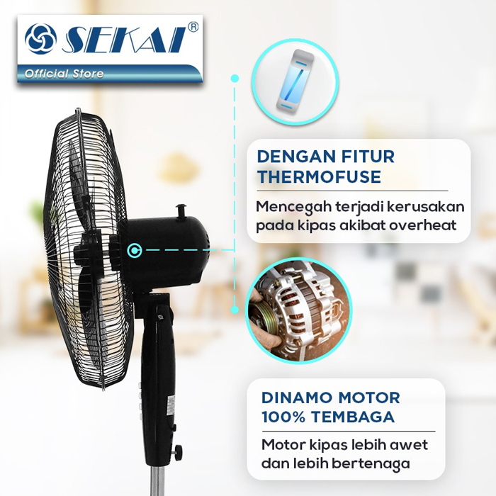 Sekai Stand Fan 16"  - SFN 1620  